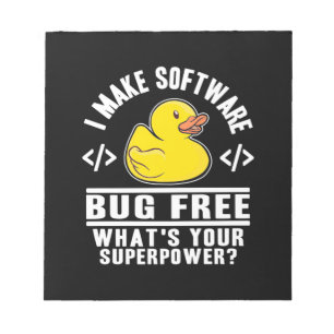 Programmer Make Software Bug Free Notepad