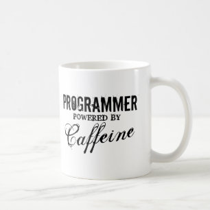 Programmer power by caffeine coffee mug