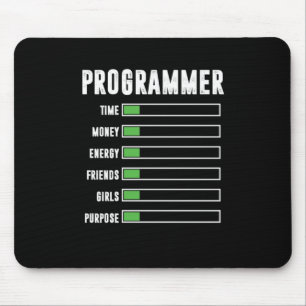 Programmer Programming Coding Coder Developer Gift Mouse Pad