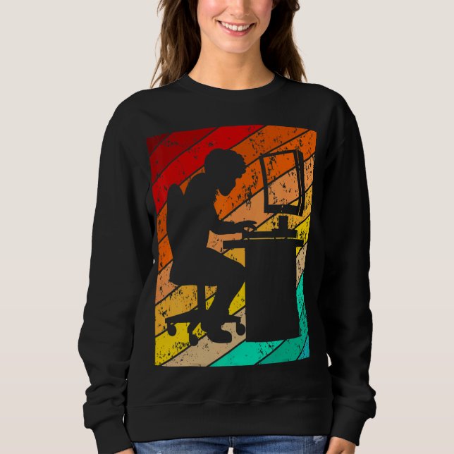 Programmer Programming Coding Debugging Computer P Sweatshirt (Front)