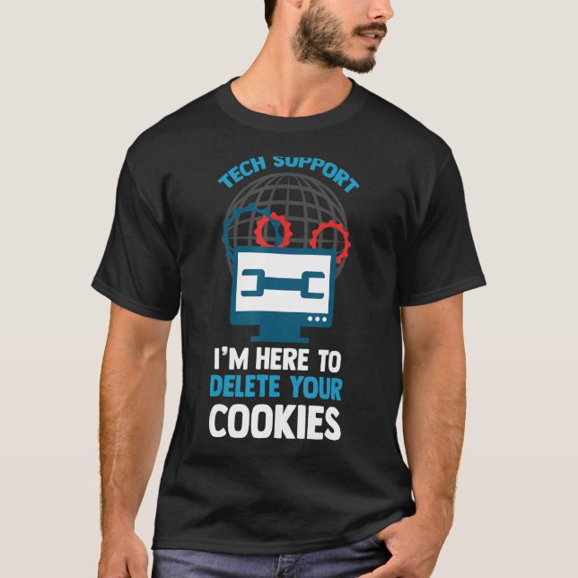 Programmer  Tech Support I'm Here To Delete Your C T-Shirt (Front)