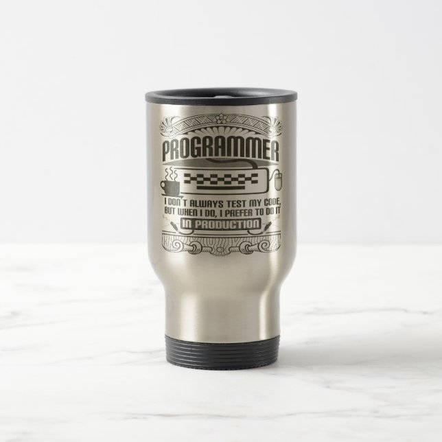 Programmer Travel Mug (Center)