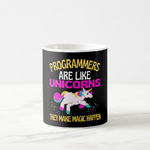 Programmer Unicorn , Magical Unicorn Programmers Coffee Mug