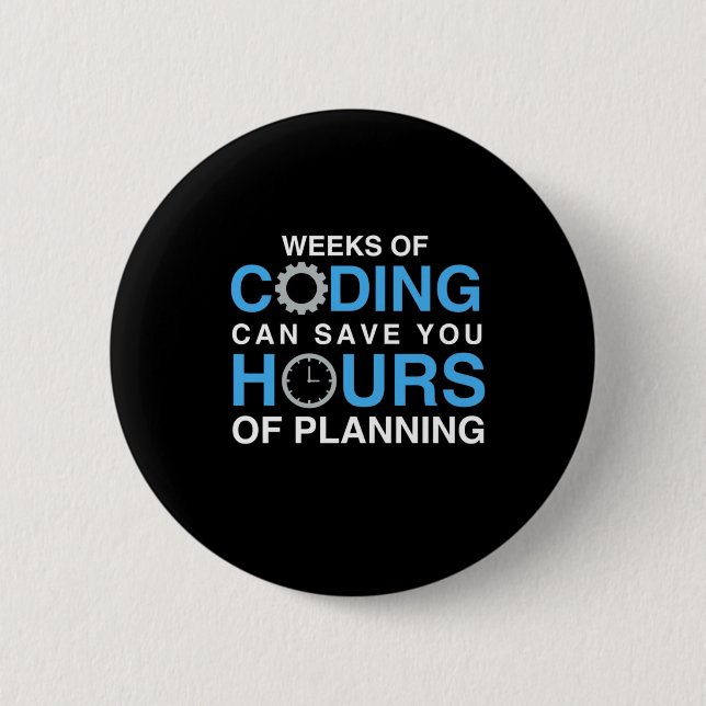 Programmer Weeks Of Coding 2 Inch Round Button (Front)