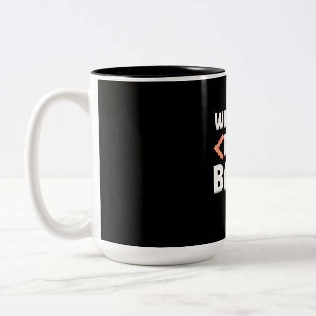 Programmer Will Code For Bacon Two-Tone Coffee Mug (Left)