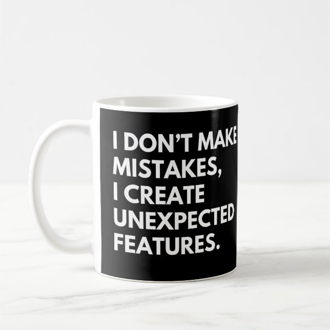 Programmers And Developers Funny Coding Saying Coffee Mug (Left)