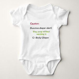Programmer's Baby Poop Shirt