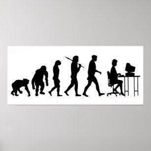 Programmers business analysts secretaries gear poster