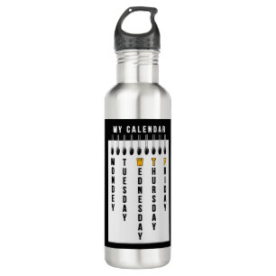 Programmers Calendar 710 Ml Water Bottle