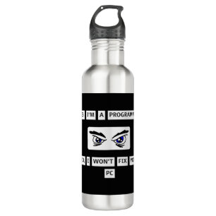 Programmer's Disclaimer T-Shirt 710 Ml Water Bottle