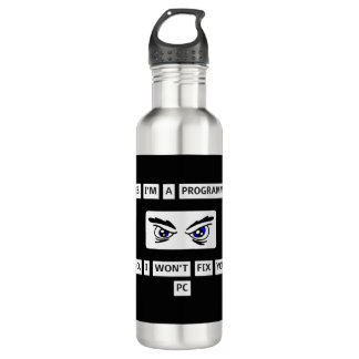 Programmer's Disclaimer T-Shirt 710 Ml Water Bottle