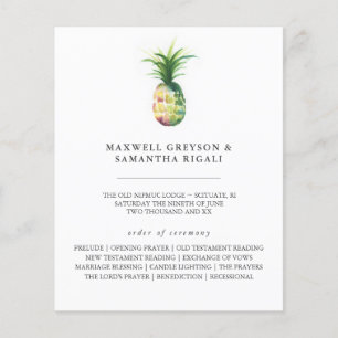 Programmes de mariage de destination Aquarelle Ana