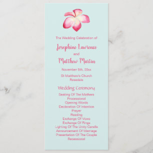Programmes de mariage de la Plumeria tropicale