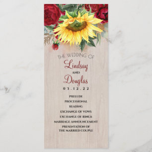 Programmes de mariage des roses rouges et des tour