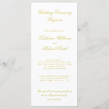 Programmes de mariage île citrine écriture élégant