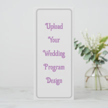 Programmes de mariage personnalisés - Élégant et m