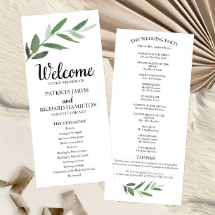 Programmes de mariage simples et élégants