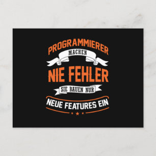 Programmierer Computer Programmer Developer Gift Postcard