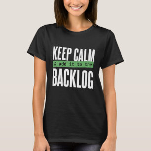 programming backlog humor Men Women Graphic T-Shirt