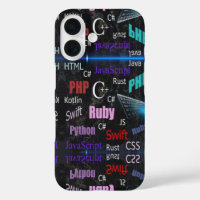 Programming Languages Colourful Pattern