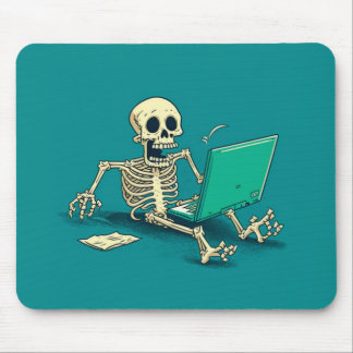 Programming skeleton Mouse Pad