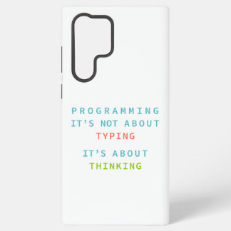 Programming Thinking Logic Code Developer Quote Samsung Galaxy Case