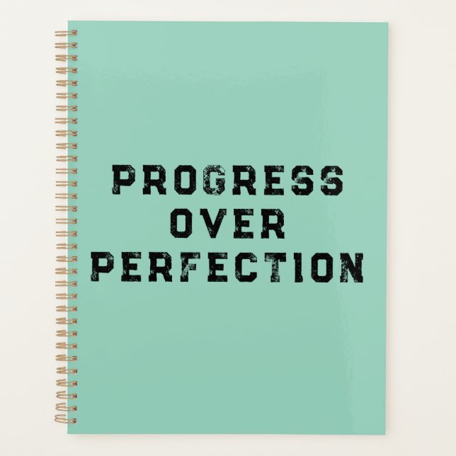 Progrès plutôt que perfection  (Devant)