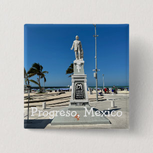 Progreso, Mexico - Square Button
