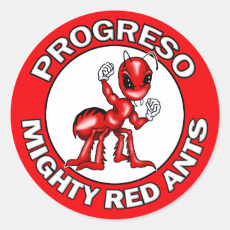 Progreso Mighty Red Ants Stickers