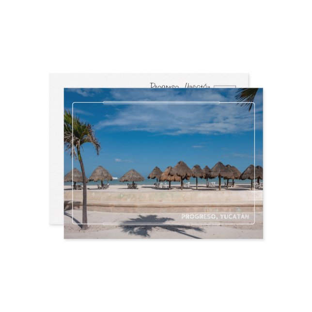 Progreso, Yucatán Postcard (Front/Back In Situ)