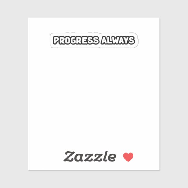 Progress Always Continuous Improvement Mindset Gro (Sheet)