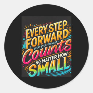Progress And Persistence Sticker 