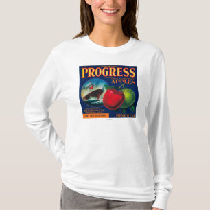 Progress Apple Crate LabelWatsonville, CA T-Shirt