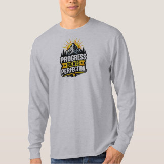 Progress Beats Perfection – Motivational Personal T-Shirt