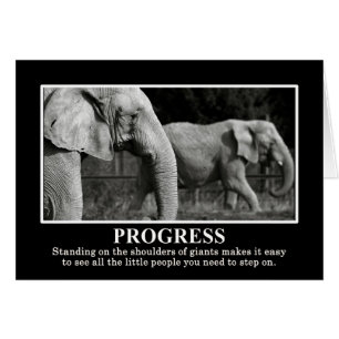 Progress by Standing on the Shoulders of Giants