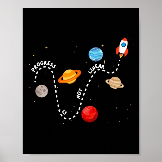 Progress Is Not Linear Science Sped Teacher Space  Poster (Front)