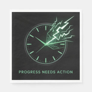 Progress Needs Action Napkin