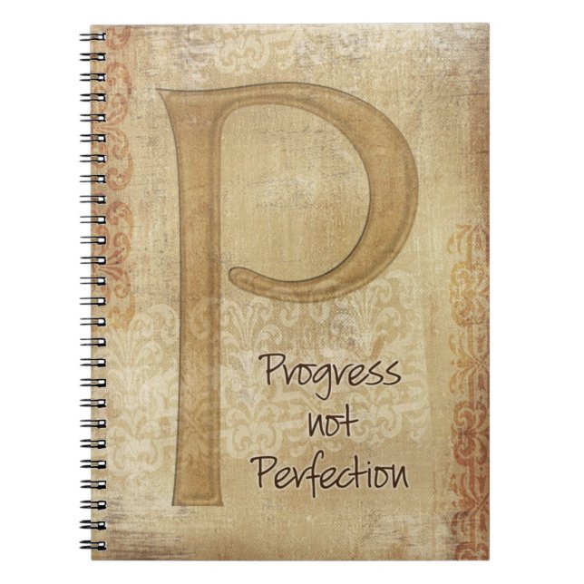 Progress Not Perfection Journal (Front)