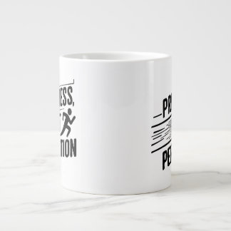 Progress Not Perfection (Motivational Quote_gift) Large Coffee Mug