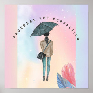 Progress Not Perfection Poster