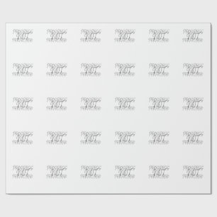 Progress Not Perfection Wrapping Paper