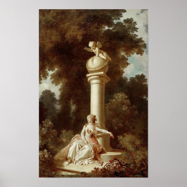Progress of Love (Right Panel) – Fragonard Poster (Front)
