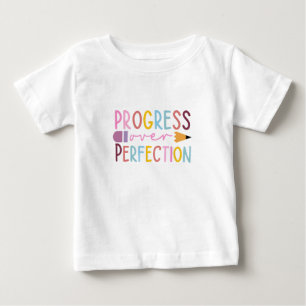 Progress Over Perfection Art Baby T-Shirt