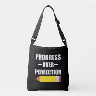 Progress Over Perfection Back To School Teacher Crossbody Bag