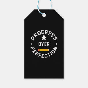 Progress Over Perfection Back To School Teacher Gift Tags