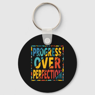 Progress Over Perfection Back To School Teachers S Keychain
