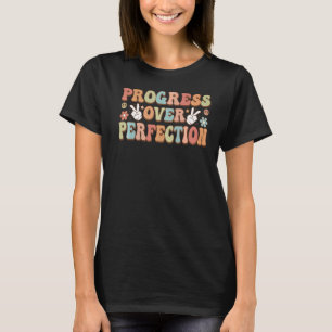 Progress over Perfection Retro T-Shirt