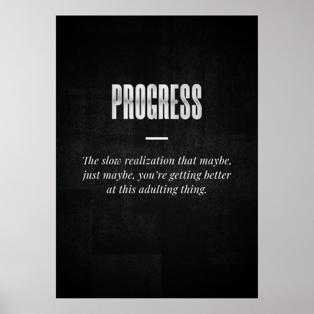 Progress Poster (Front)