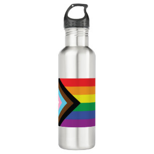 Progress Pride Flag 710 Ml Water Bottle