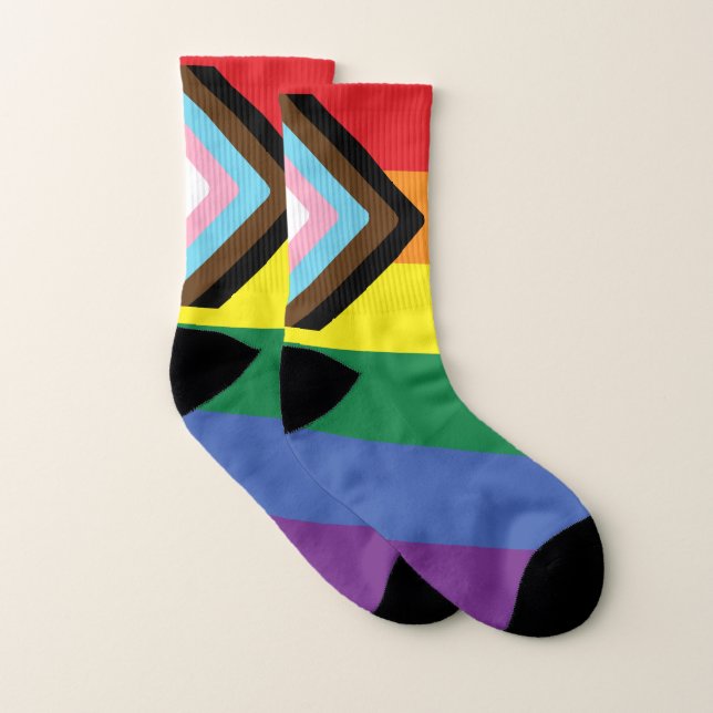 Progress Pride Flag Socks (Pair)